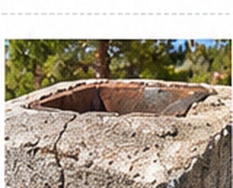 Illustrative image: cracked chimney crown